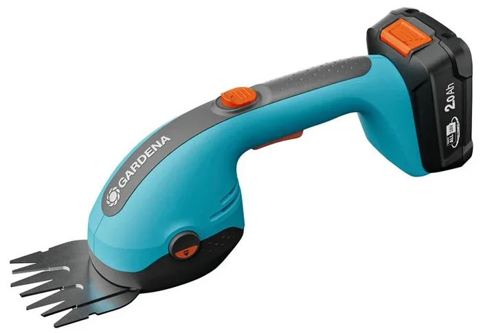 Gardena Tijeras de podar para jardinería de la Marca Modelo Battery Grass and Shrub Shears PowerCut 20/18V P4A