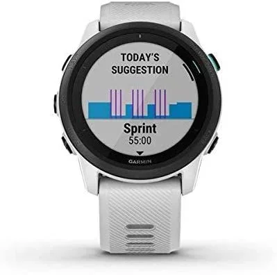 Garmin Forerunner 745, Reloj Inteligente para Correr con GPS, Métricas avanzadas, Garmin Pay, Autonomía de hasta 7 Días, Blanco