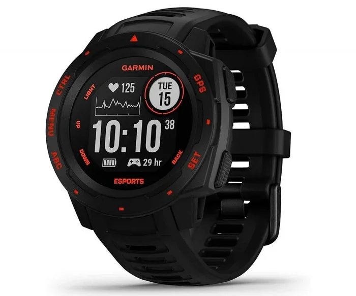 Garmin instinct esports edition 45mm smartwatch resistente para gamers