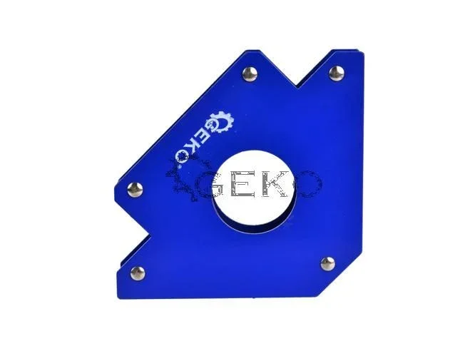 Geko G01873 – Soporte magnético para soldar (5″, 34,5 kg), color azul