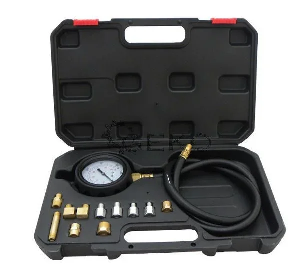 Geko G02506 – Medidor de presión automático de caja de ondas (12 piezas), color negro