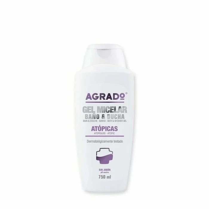 Gel piel atópica Gel Micelar de Baño y Ducha Pieles Atópicas Sin Jabón 750 ml Agrado