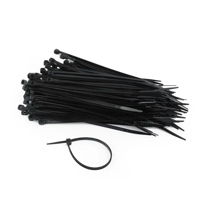 Gembird NYTFR-150X3.6 presilla Nylon Negro 100 pieza(s)