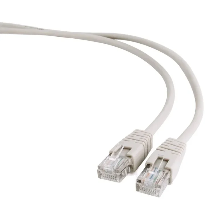 Gembird PP6-5M – Cable de Red CAT6E, contactos de Oro, 5m, Color Plata