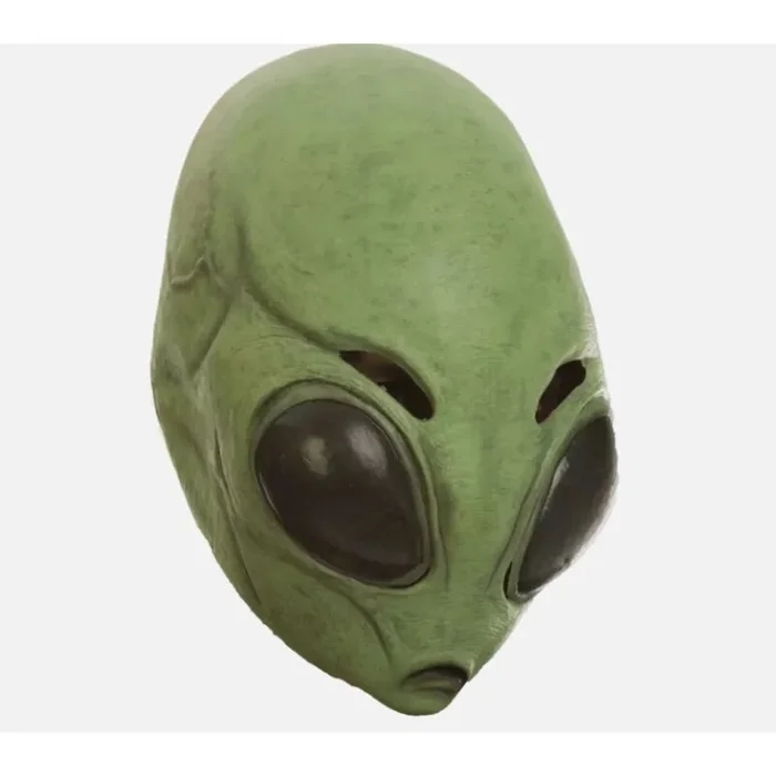 Ghoulish Productions – Máscara de Astrik Alien – Línea Aliens – Disfraz de Látex resistente – Pintada a mano – Halloween, Fiesta de Disfraces – Talla única adulto