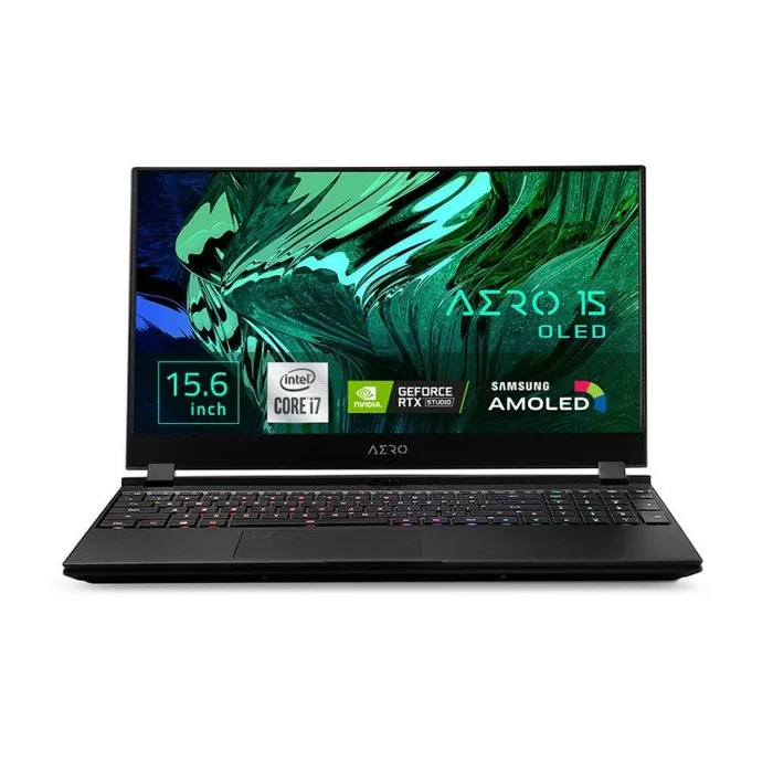 Gigabyte AERO 15 OLED XC-8ES5450SP Portátil 39,6 cm (15.6″) 4K Ultra HD Intel® Core™ i7 i7-10870H 32 GB DDR4-SDRAM 1 TB SSD NVIDIA GeForce RTX 3070 Wi-Fi 6 (802.11ax) Windows 10 Pro Negro