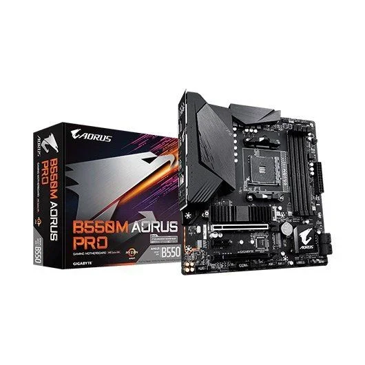 Gigabyte B550M AORUS Pro-P Micro ATX Motherboard for AMD AM4 CPUs