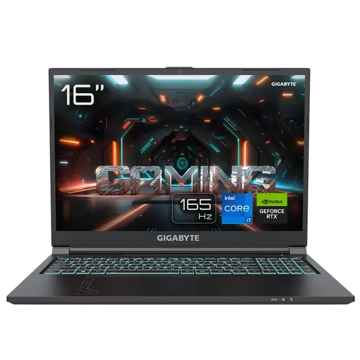 GIGABYTE G6 KF-73ES893KD ordenador portatil Intel® Core™ i7 i7-13700H Portátil 40,6 cm (16″) Full HD+ 16 GB DDR5-SDRAM 512 GB SSD NVIDIA GeForce RTX 4060 Wi-Fi 6E (802.11ax) FreeDOS Negro