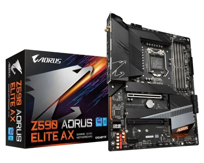 Gigabyte Z590 AORUS ELITE AX placa base Intel Z590 LGA 1200 (Socket H5) ATX