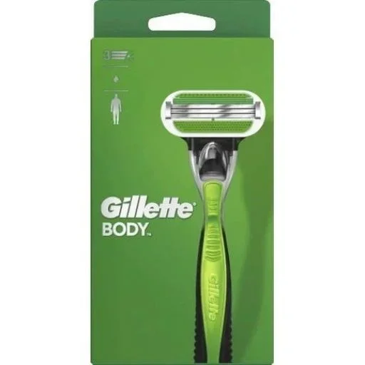 Gillette BODY Maquinilla de afeitar Negro, Verde