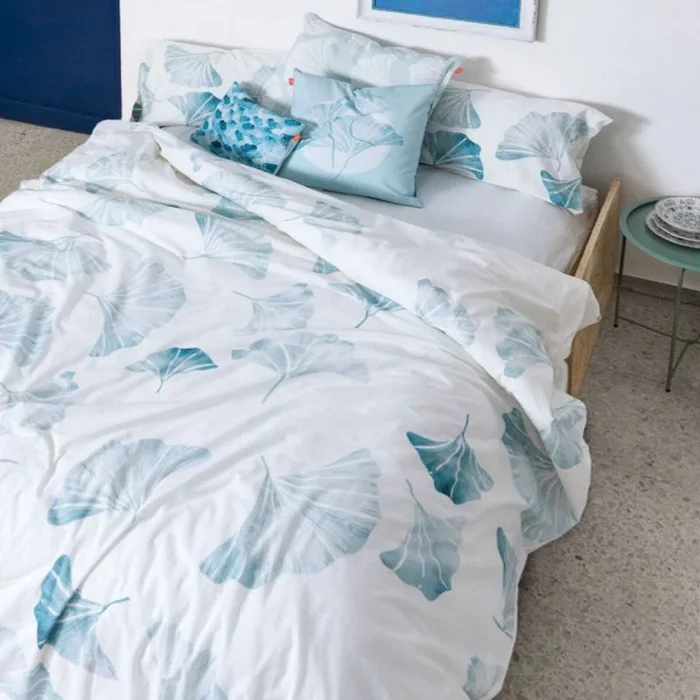 Ginkgo Funda nórdica Multicolor, 260×240 cm (Cama 180/200), 100% Algodón, Calidad de 150