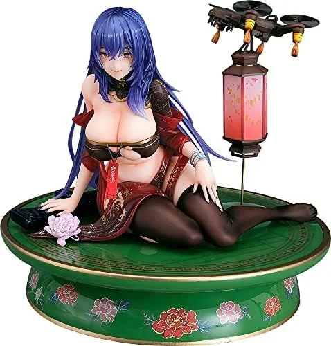 Girls Frontline – Figura Decorativa (PVC, 1/6 DP-12: Echeveria Lantern Crimson, 13 cm)