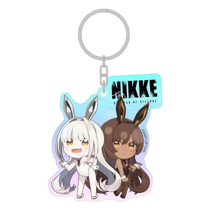 Goddess of victory: nikke llavero blanc & noir holographic 7 cm