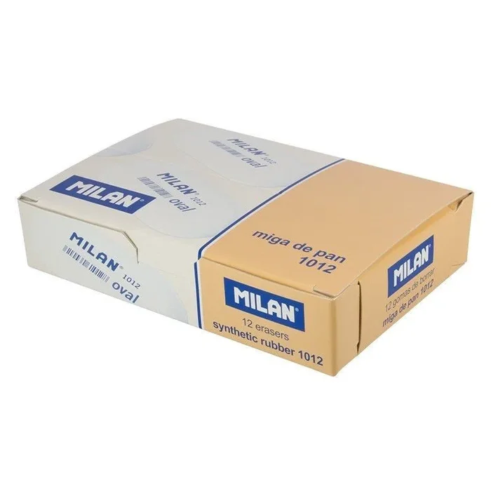 Goma de borrar milan oval cmm1012/ 12 unidades
