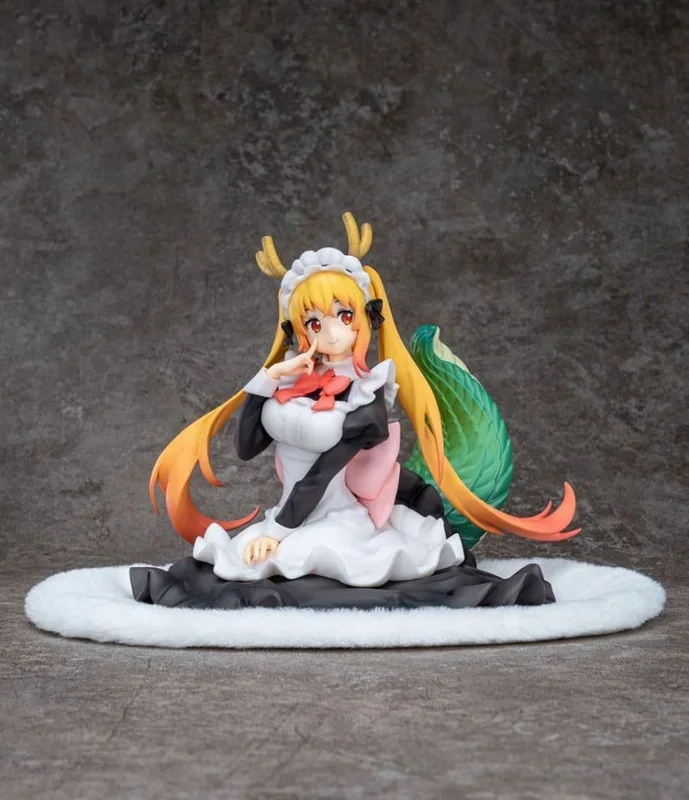 Gong Resonance Miss Kobayashi’s Dragon Maid Tall, Total Height Approx. 7.1 Inches (180 mm) (Including Zabuton), PVC, ABS, Polyester, 1/7 Scale Painted Finished Figure
