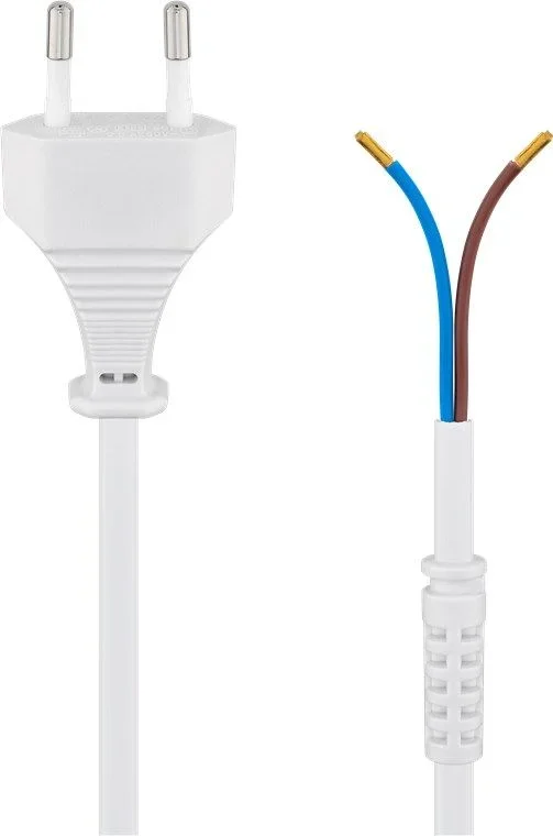 Goobay 50503 cable de transmisión Blanco 1,5 m Enchufe tipo C CEE7/16