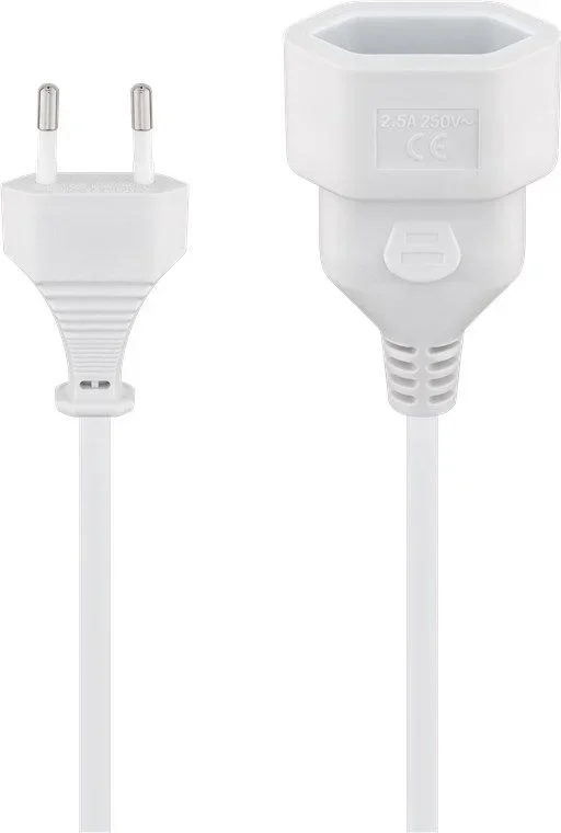 Goobay 51356 cable de transmisión Blanco 2 m Enchufe tipo C