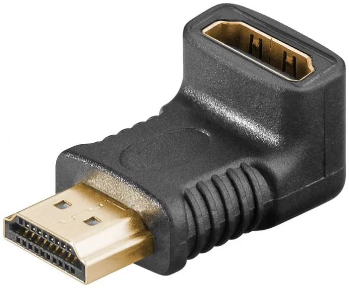 Goobay 51727 cambiador de género para cable HDMI 19pin Negro