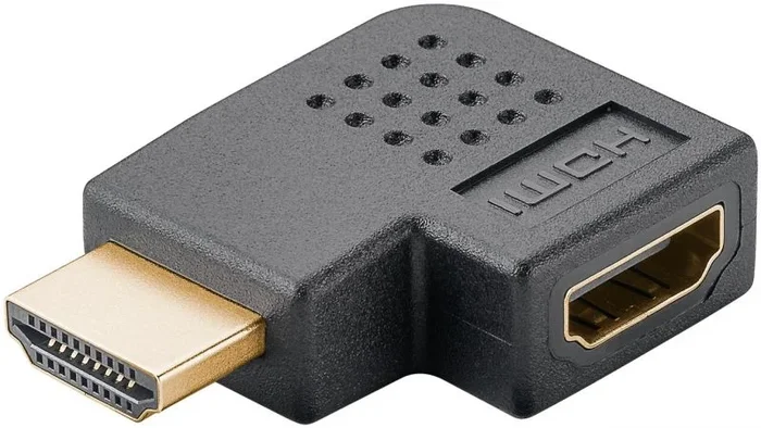 Goobay 65745 adaptador de cable de vídeo HDMI tipo A (Estándar) Negro