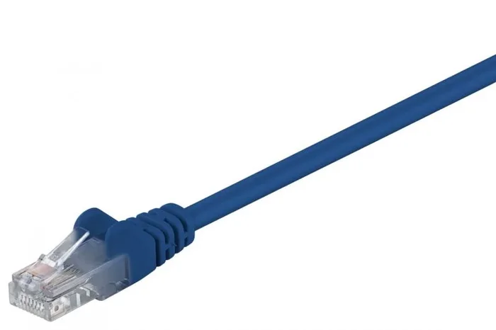 Goobay 68335 cable de red Azul 0,5 m Cat5e U/UTP (UTP)