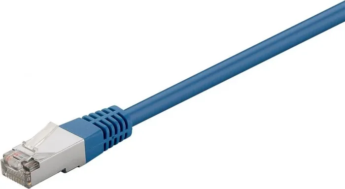 Goobay 73071 cable de red Azul 0,5 m Cat5e F/UTP (FTP)