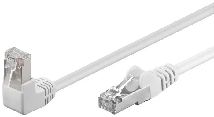 Goobay 94179 cable de red Blanco 2 m Cat5e F/UTP (FTP) Acodado