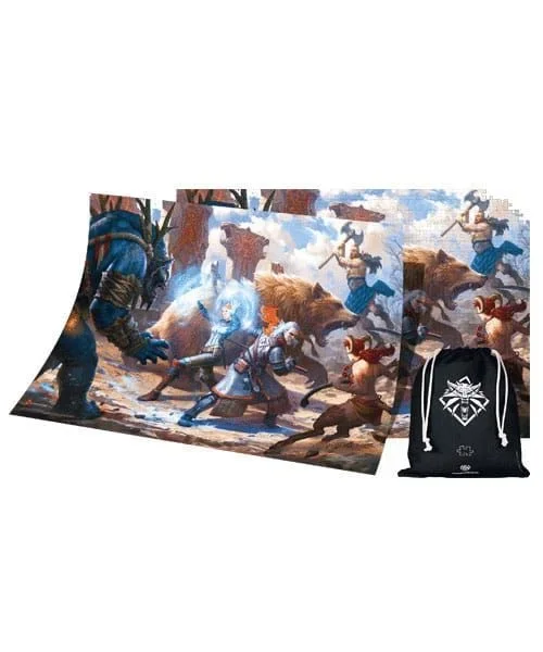 Good Loot The Witcher (Wiedźmin): Geralt & Triss in Battle Puzzles 1000, Color pcs (CENEGA 1070568)