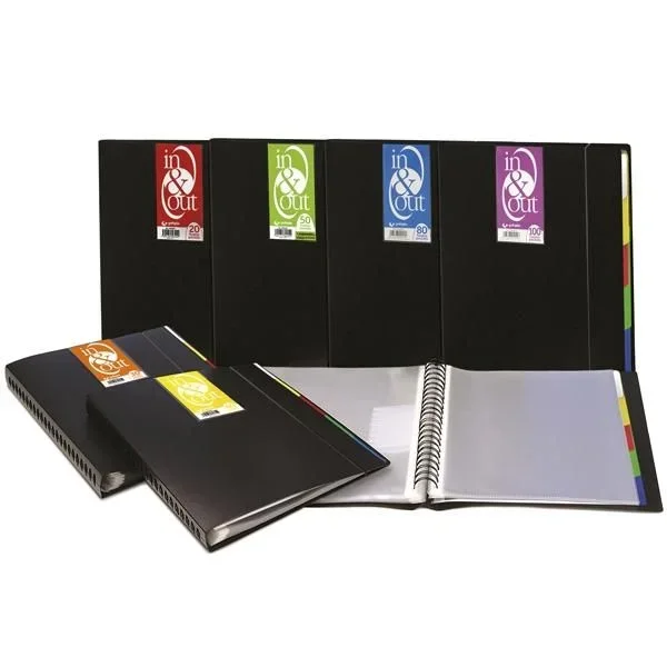 Grafoplas – Grafoplás 39409010-Carpeta fundas extraibles, tamaño A4, color negro, 100 fundas