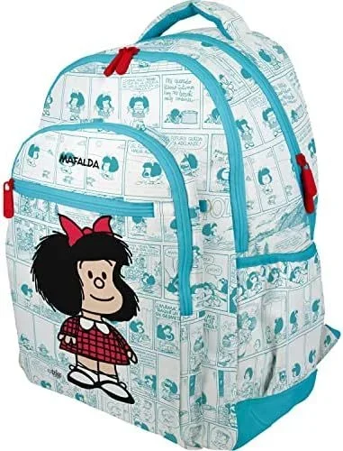Grafoplás mochila rubber ma3 mafalda viñetas