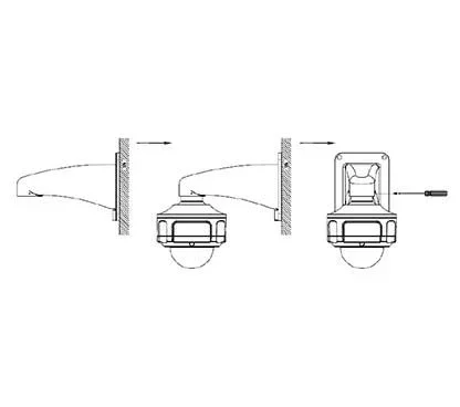 Grandstream gxv_wm soporte grandstream para pared gxv3662_wm