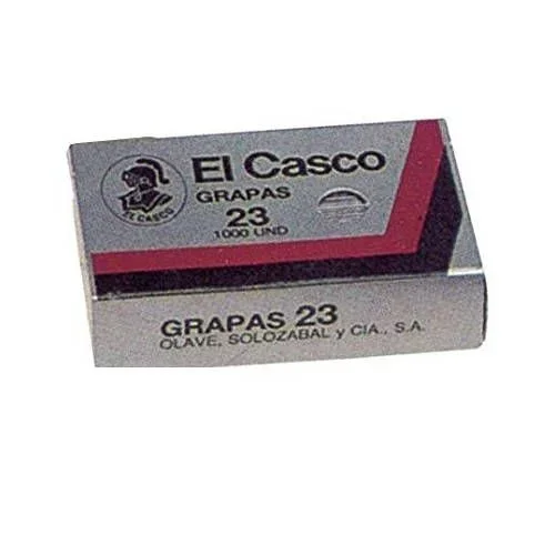 Grapas el casco nº23 caja de 1000 unidades