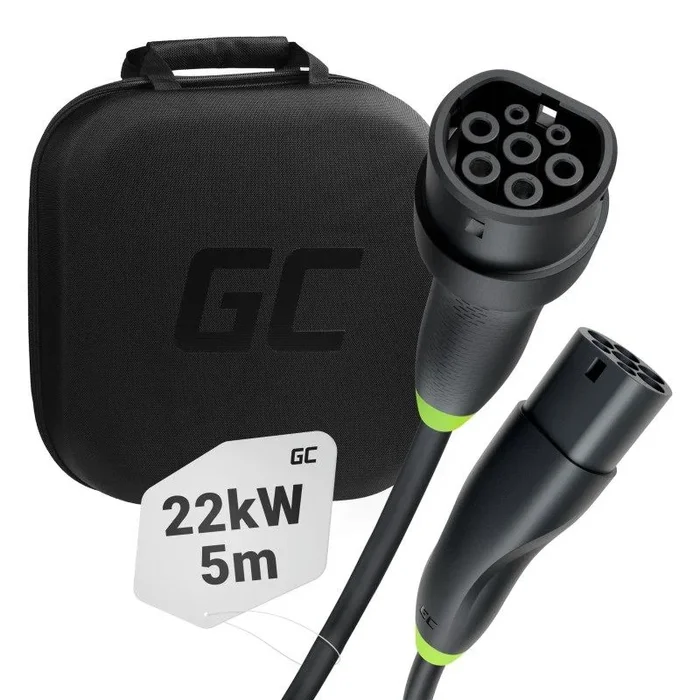 Green Cell EVKABGC01 cable de carga para vehículo eléctrico Negro Type 2 3 5 m