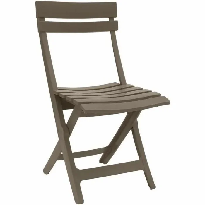 Grosfillex GRS-C05T Silla Plegable, Pardo, 80 x 50 x 42 cm