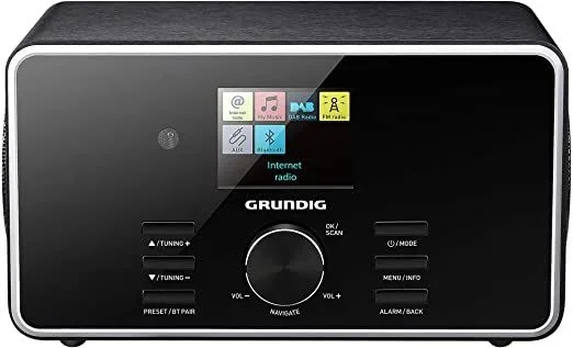 Grundig DTR 5000 2.0 BT DAB+ Personal Digital Negro