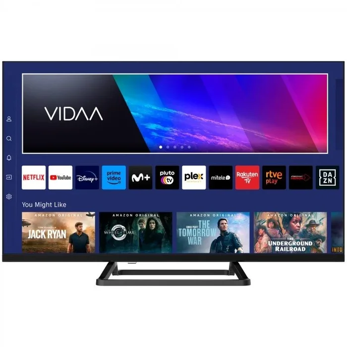 Grunkel – Televisor LED-4024VD de 40″ FHD Smart TV con Sistema Operativo VIDAA, 3 HDMI, 2 USB, Ethernet, AV, Salida Óptica, y Grabador USB-PVR