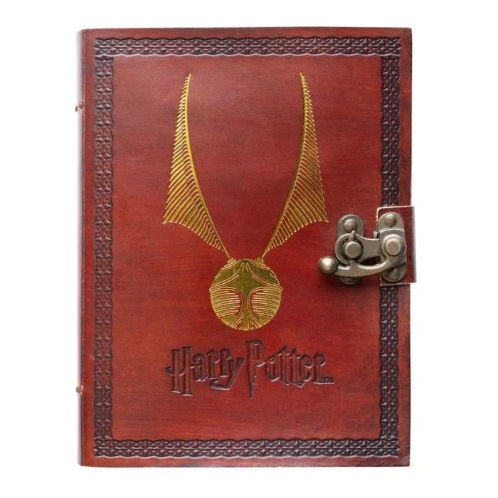 Grupo Erik Cuaderno cuero Harry Potter – Cuaderno Harry Potter 13×18 cm – Bloc de notas | Libreta hojas blancas – Cuaderno de notas – Harry Potter merchandising oficial