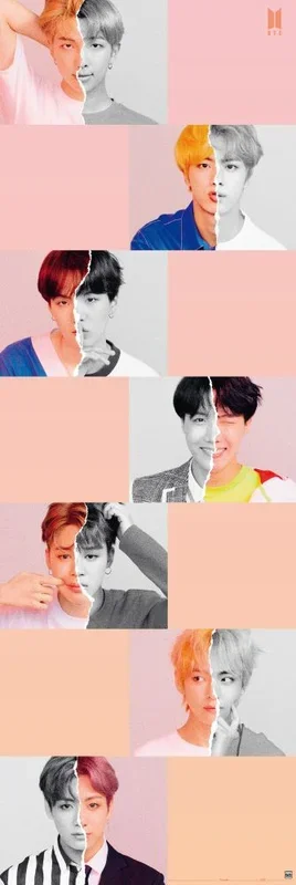 Grupo Erik ERIK – Póster de puerta BTS Selfie (53×158 cm)