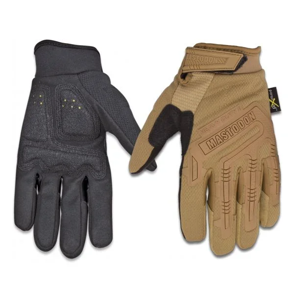 Guante Coyote – Negro Mastodon Heavy Duty Ii, Con Cinta De Velcro En Muñeca, Tallas S, M, L, Xl, Xxl 34528