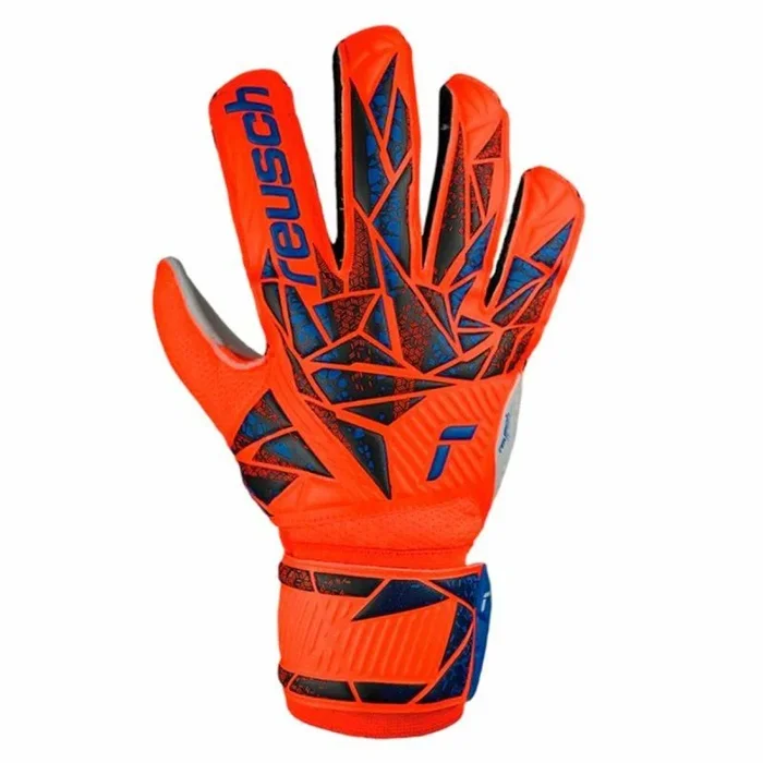 Guantes de portero reusch attrakt solid naranja adultos 9