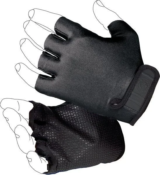 Guantes Tácticos de Lycra de medio dedo de color negro Vega Holster OG12