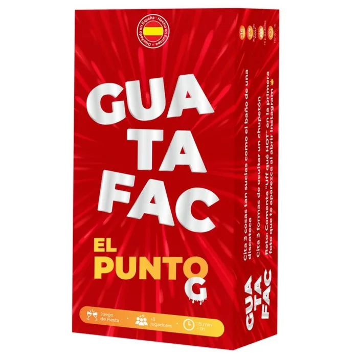 Guatafac El Punto – El Mejor Juego de Fiesta – Diversión y Momentos únicos con Amigos – Las Mejores Fiestas y Risas – Idea Regalo Original Hombres y Mujeres