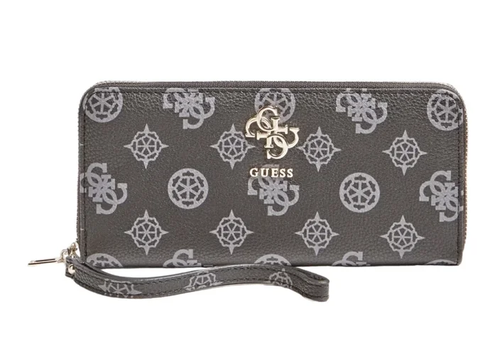 Guess Digital SLG Large Zip Around, Accesorio de Viaje-Billetera para Mujer, Selva, Talla única