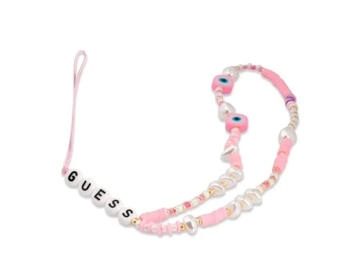 GUESS GUSTSHPP – Correa para teléfono móvil, color rosa, x, Metal, Ágata