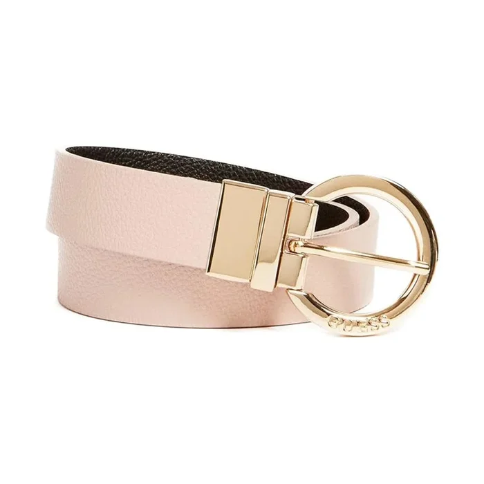 Guess, naya, textile belt, rose, for women, size m