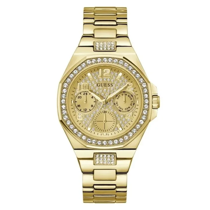 GUESS Reloj Analógico para Mujer de Cuarzo con Correa en Acero Inoxidable GW0777L2