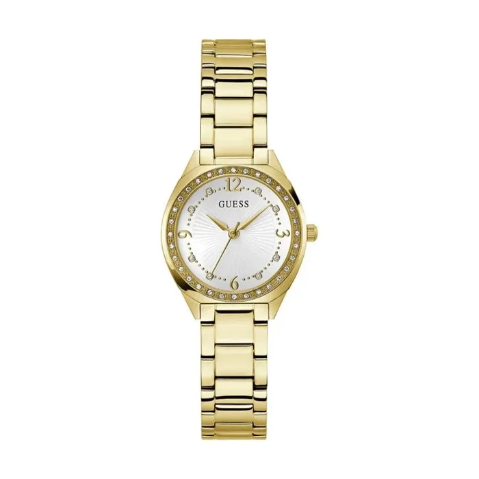GUESS Reloj para Mujer Analógico Cuarzo japonés con Correa de Acero Inoxidable GW0767L2