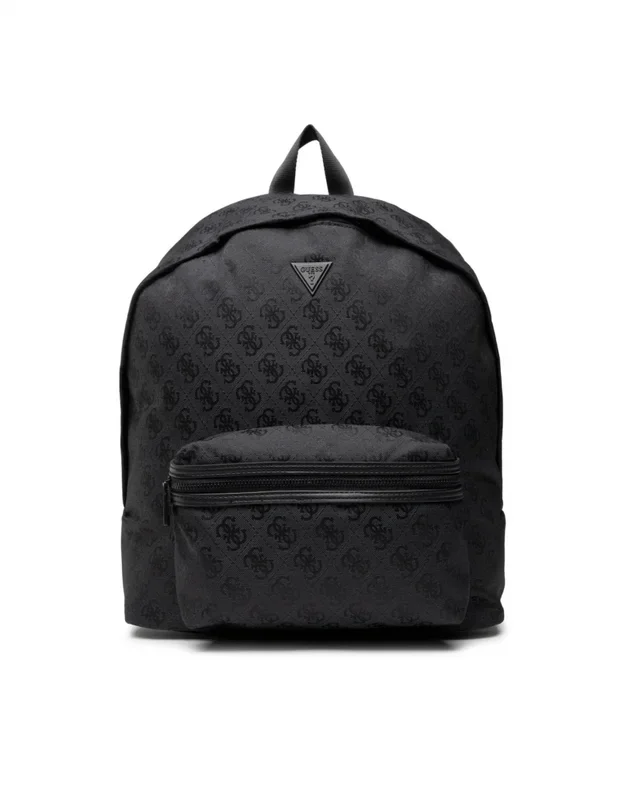 Guess Vice Textile Modelo WLP-55130 Backpack Mochila Textil Negra HMVIC5 P2310 Para Mujer 23/33 x 41 x 16 cm