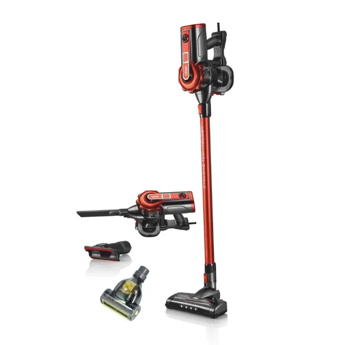 Haeger VC-600.047A aspiradora de mano Negro, Rojo Sin bolsa