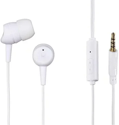 Hama Basic4Phone Dentro de oído Binaural Alámbrico Blanco – Auriculares (Alámbrico, Dentro de oído, Binaural, Intraaural, 20 – 20000 Hz, Blanco)