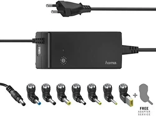 Hama | Cargador universal portátil 7 adapt, de 12-22V/90W